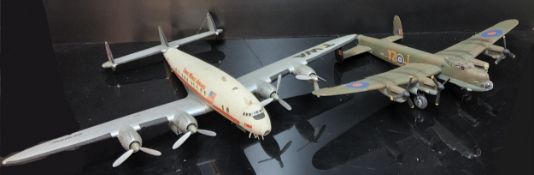 Two Large Kit Built Model Aircraft, Lockheed 1049 "Trans World Airlines" (Length 41cm), Avro