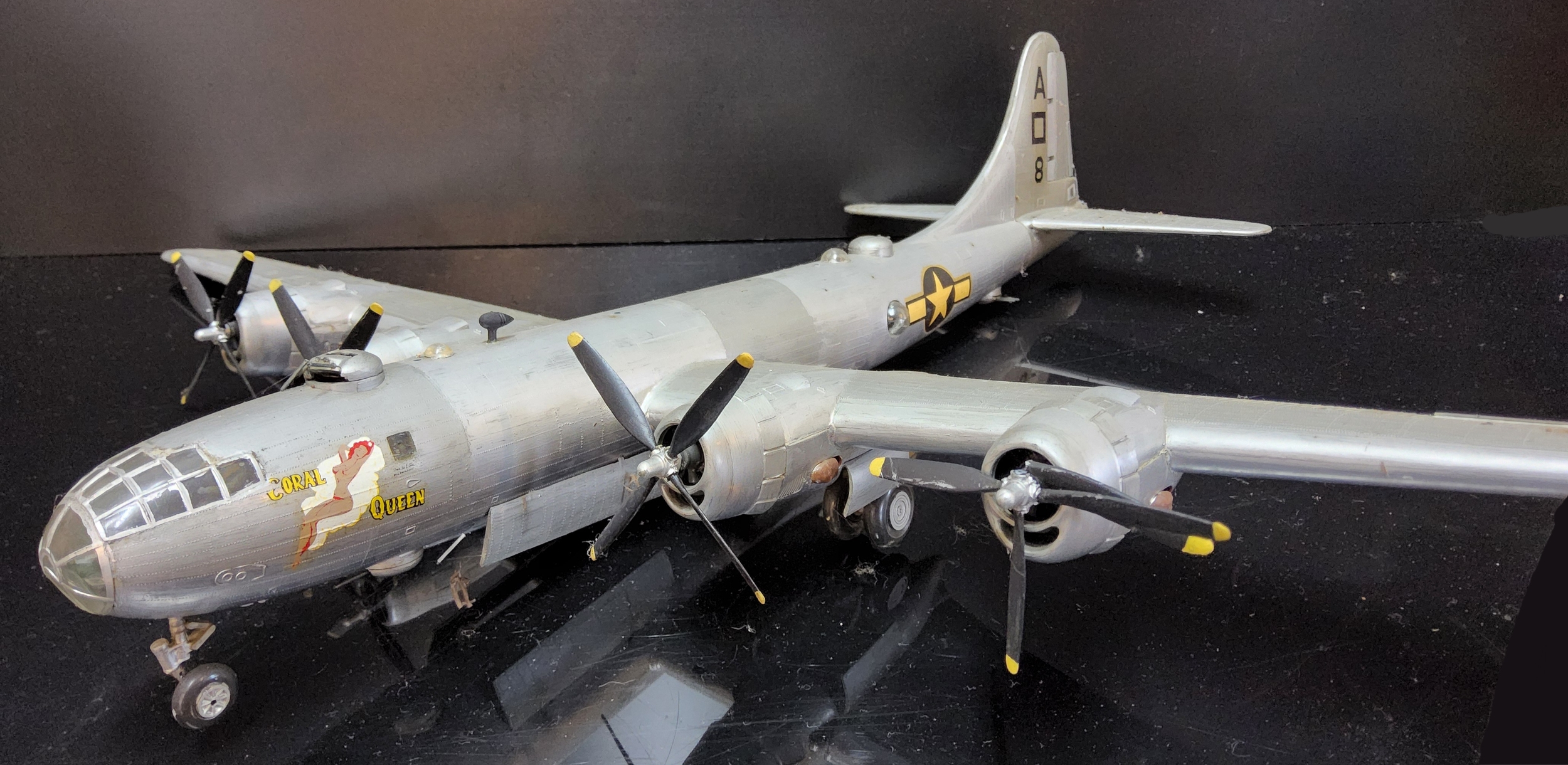 Four Kit Bulit United States Air Force / Navy Aircraft Models, Northrop Grumman E-2 Hawkeye, - Image 4 of 4