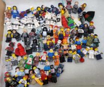 A Quantity of Lego characters/ figures . Many with acces,. Batman, Stormtrooper, Spiderman, Diver