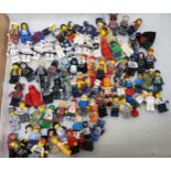 A Quantity of Lego characters/ figures . Many with acces,. Batman, Stormtrooper, Spiderman, Diver