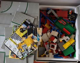 Lego - a large collection of assorted loose Lego bricks;  Leg  Technic 8841 instruction pamphlet;