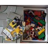 Lego - a large collection of assorted loose Lego bricks;  Leg  Technic 8841 instruction pamphlet;