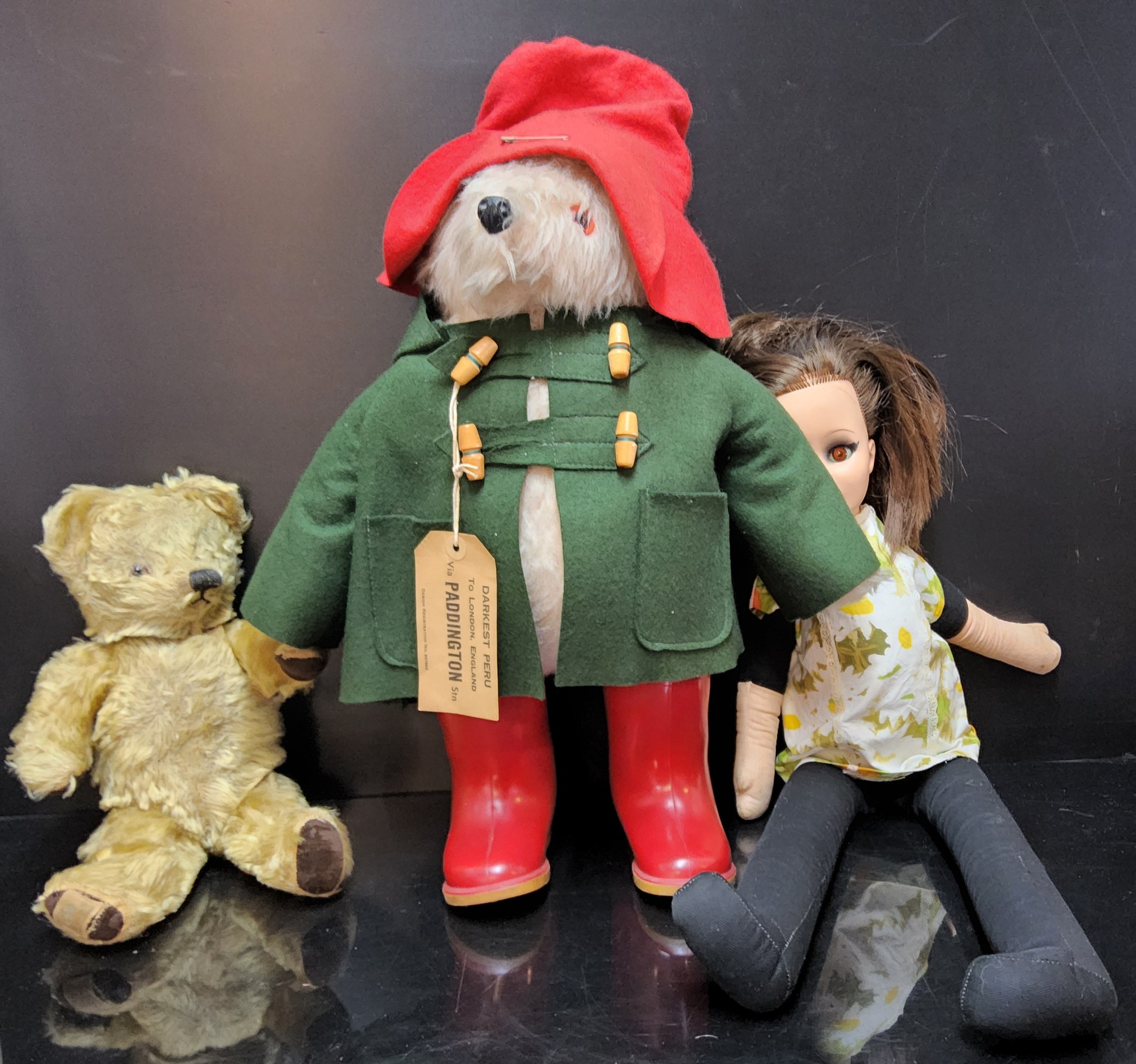 ****LOT WITHDRAWN****An early 20th century jointed teddy bear, Paddington Bear