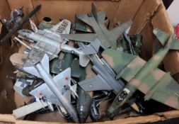 A Quantity of Kit Built Aircraft Models, WWI And Later, R.A.F, U.S and German examples noted,