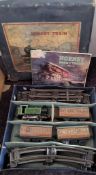 Hornby O Gauge 101 Tank Passenger set,  0-4-0 clockwork tank loco LNER,  green livery, No.460,