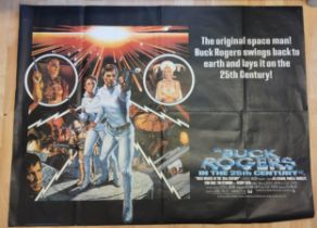 Buck Rogers in the 25th Century original 1979 British UK Quad film poster. 76cm x 101cm.