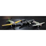 A Quantity of Kit Built American Model Aircraft, Vought SB2U Vindicator, P-61 Black Widow, P-36A