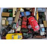 Die-cast vehicles- - a Corgi Morris Mini Cooper "Competition Model", lemon body, white roof and