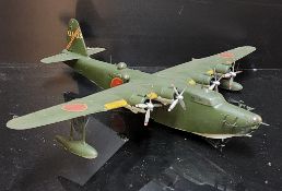 Sixteen Kit Built Japanese Air Force/ Defense Force Model Aircraft, Mitsubishi Ki-46, Nakajima