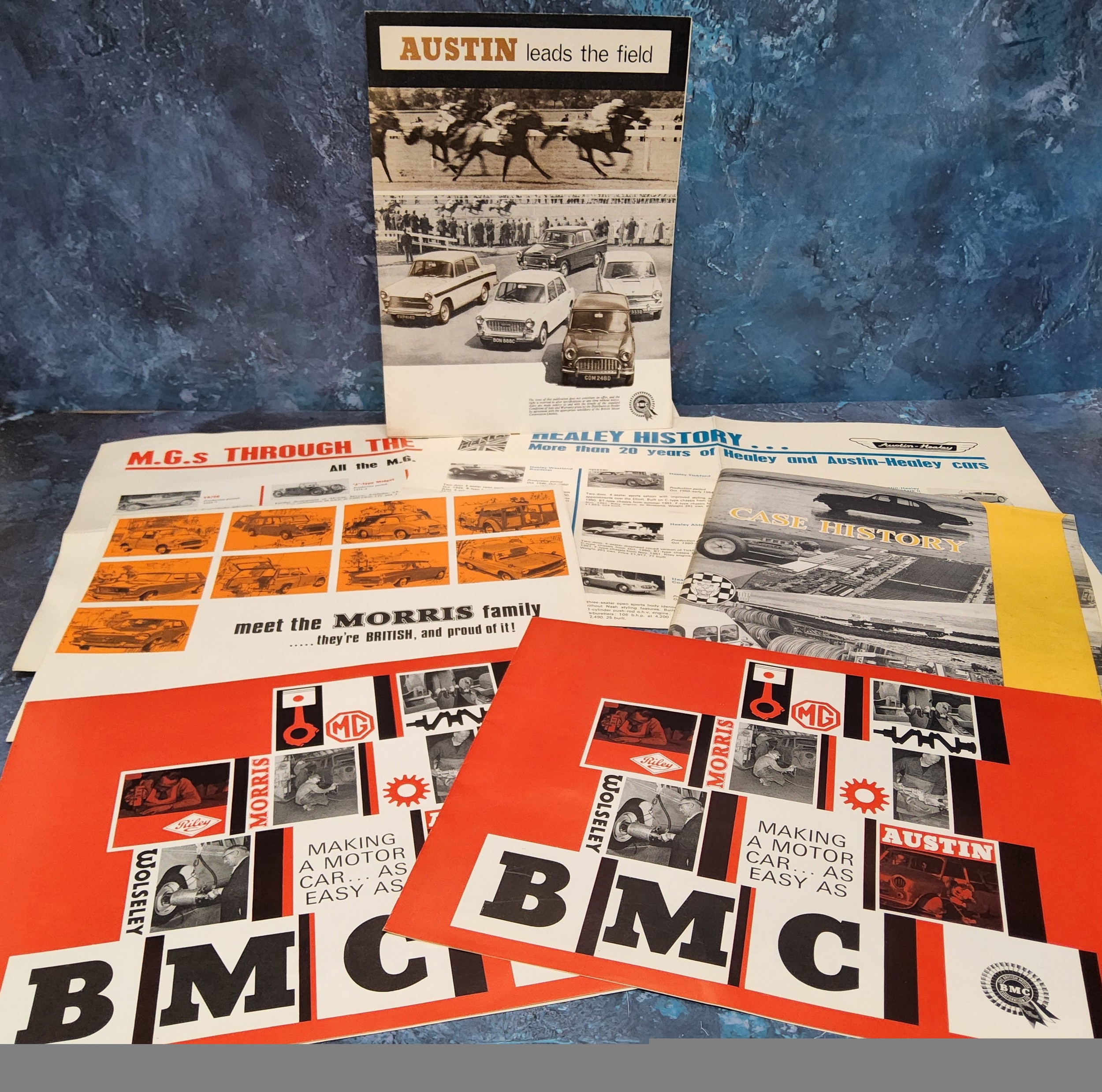 B.M.C. literature including Austion Healey Sprite Mk.Four 8 page leaflet; Austin Healey 3000 Mk. III - Image 2 of 2