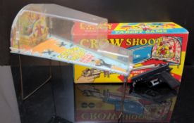 A boxed Marx Toys Crow Shoot Mechanical Target Game