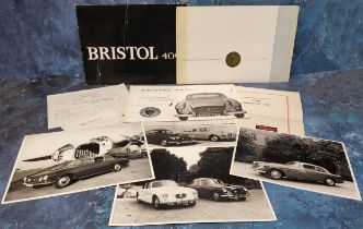 An original Bristol 407 5.2 litre promotional leaflet; period Bristol Publicity Department