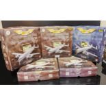 Five Boxed Aviation Archive Models, 47504 Lockheed Constellation - KLM, Qantas, USAF, Air India