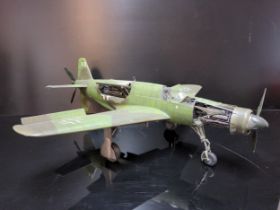 A Kit Built Dornier Do 335A Model Aircraft, two tone cammoflage livery. (appears well built, some