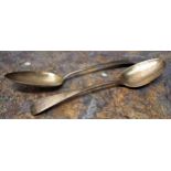 A George III Old English pattern tablespoon, monogrammd SD, William Eley I & William Fearn,