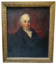 Local Interest - Early 19th Century School  James Logsdon of Little Longstone (1745 - 1821)  Oil