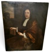 English School, 18th Century, Large Portrait of A Gentleman of Title, oil on canvas, 125cm x 105cm