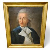French School, 18th Century, Portrait of A Gentleman, oil on canvas, 66cm x 56cm wide