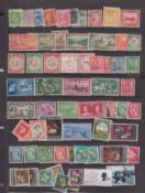 Philately- A carton of stamp Albums stock books and binders of world stamps.  Includes GB  mint