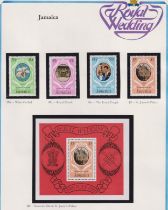 Stamps- two Special albums and a Stanley Gibbons 22 ring album containing a collection of King