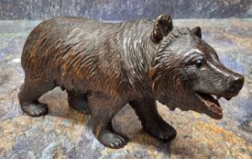 An early 20th century Black Forest Black Forest bear, standing, 11cm high, c.1900