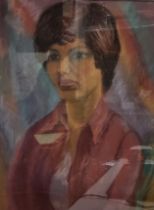 Edward Wolfe (1897 - 1982), Portrait of a Lady, signed, pastel, 39cm x 29cm