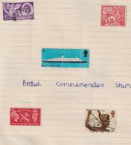 Stamps- World stamps , mint and used in three junior albums and a packet including a few GB