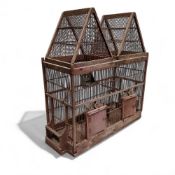 A 19th century French Chateau bird cage c.1880