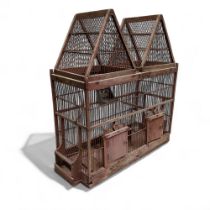 A 19th century French Chateau bird cage c.1880