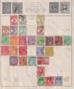 Stamps- A oll Triumph album of mainly used  world stamps from 1915 - 1940's. No Great Britain.  Many