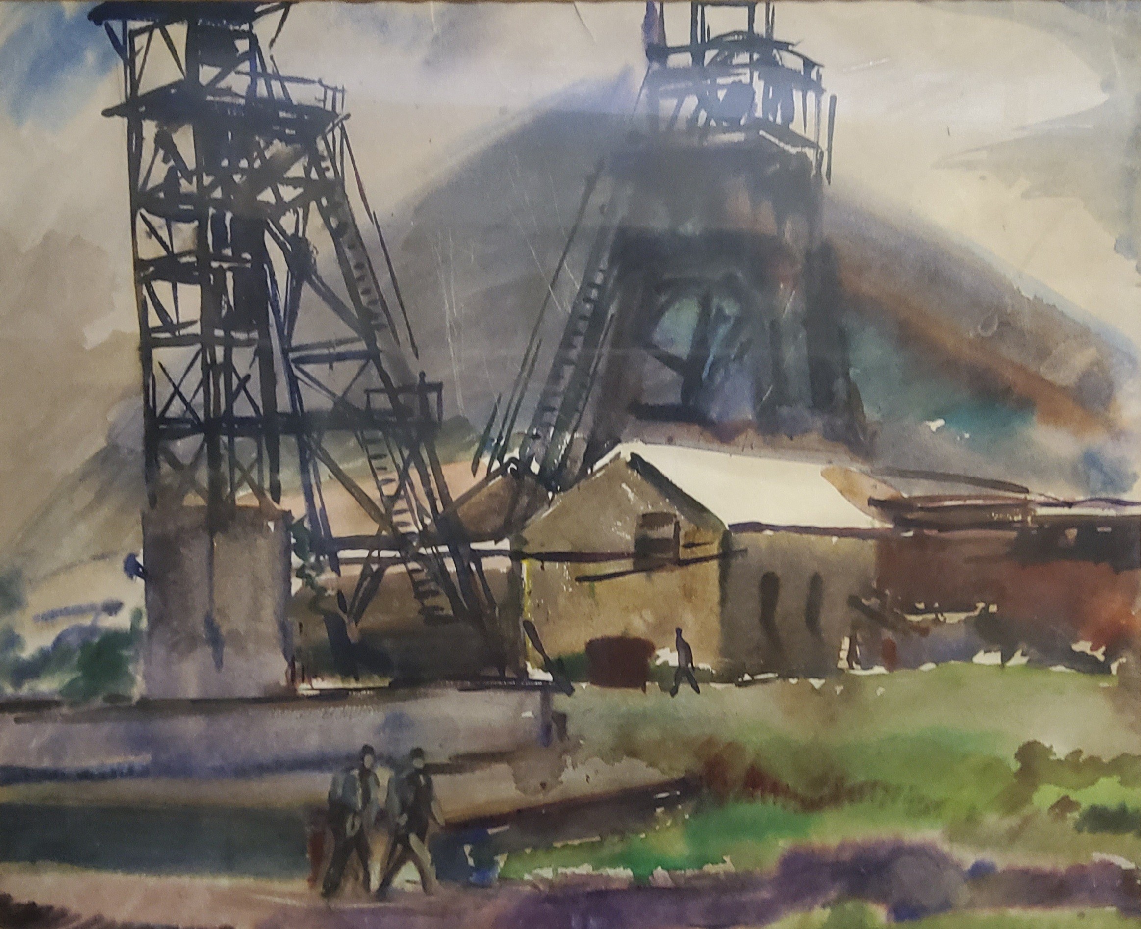 Valentine G Taranenko (1933 - 1992), Kapri Mine,  1979, watercolour, 47cm x 56cm