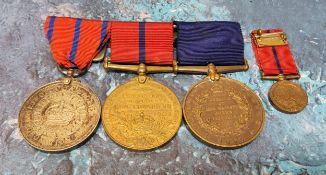 Metropolitan Police trio medals including Edward VII 1902 Coronation Metropolitan Police award to