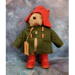 A Gabrielle Designs Paddington bear, amber and black plastic eyes, moulded black plastic nose,