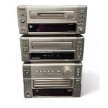 A Denon Personal Component System including CD Auto Changer Receiver UD -M5; Cassette Deck DRR-M10