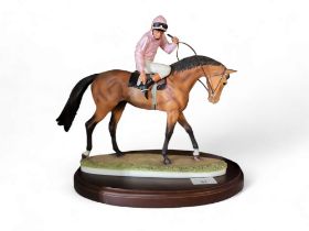 The Hamilton Collection model, On Parade, The Thoroughbred Champion Collection, sculptured by  David