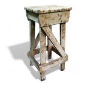 An estate made engineer's workshop stool