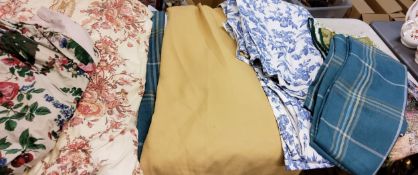 Curtains - various lengths, tartan, cotton, etc
