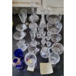 Glassware - a Caithness Glass Queen's silver goblet. certificate;  a Thomas Webb H M Queen Elizabeth