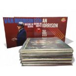 Van Morrison vinyl Lps - a signed Moving on Skiffle album card; a sealed Moving on Skiffle Limited