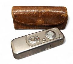 A Minox VEF Riga Sub-Miniature Camera, 1937, 3-tooth,  serial no. 04258, with Minostigmat f/3.5 15mm