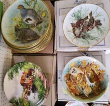 A set of eight Coalport limited edition plates, The Wise Owl,   by Michael Sawdy, certificates and
