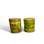 A F. Joyce & Co. F4 No.25 250 percussion caps cylindrical tin, 4.25cm high;  another (2)