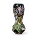 A contemporary Moorcroft  Isis pattern waisted vase, designed by Emma Bossons, tube lined with