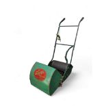 Webb - A Webb miniature lawnmower for children, grassbox, wooden front rollers and handles, heavy