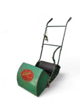 Webb - A Webb miniature lawnmower for children, grassbox, wooden front rollers and handles, heavy