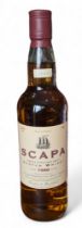 Scapa Single Highland Scotch Whisky, distilled 1988, bottled 1999, 40% vol, 70cl