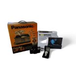 A Rolleimat F 35 MM camera;  Aviatime watch;  Panasonic Panafax UF-S2;  a  touch screen car DVD (4)
