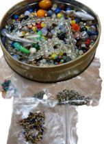 Gemology - beads, semi-precious stone chips, etc