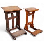 Two early 20th century ecclesiastical lecterns