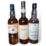 Bruichladdich, Islay 10 Year Old Scotch Single Malt Whisky, 40% vol, 70cl; Oban 'Little Bay of